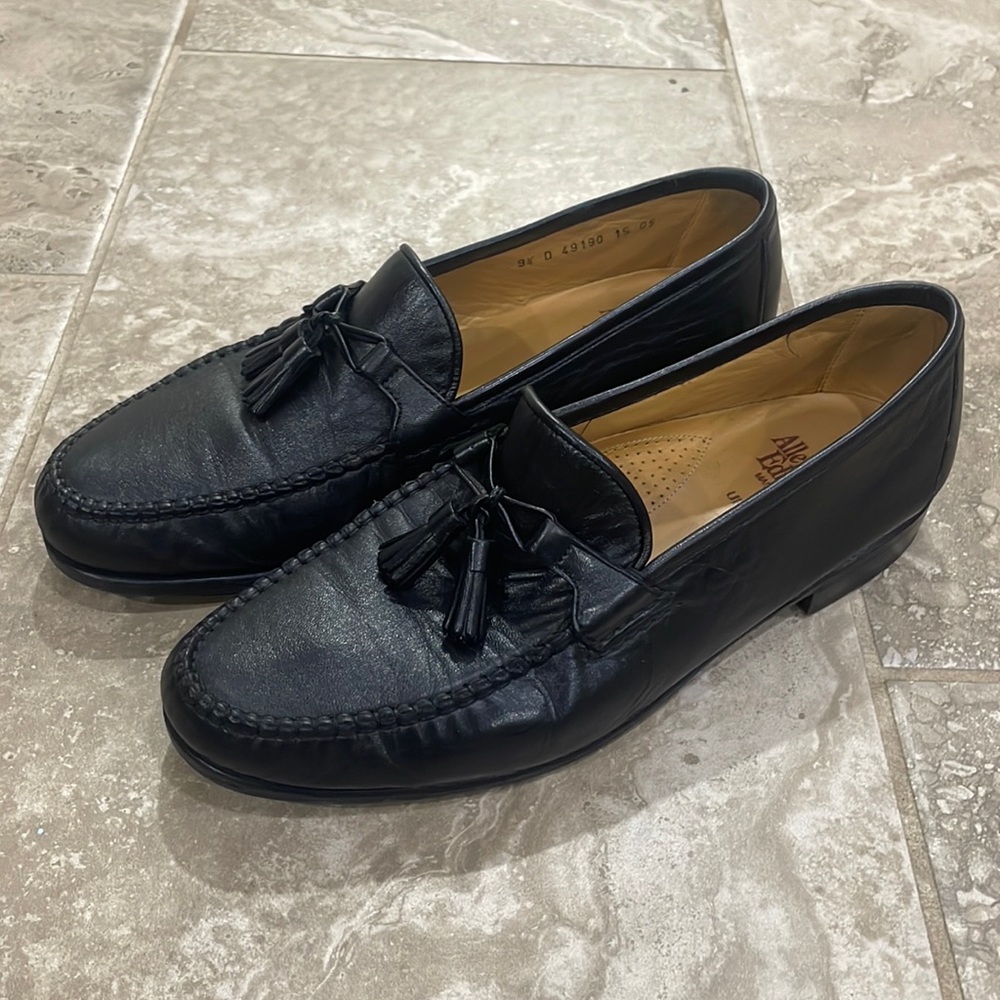 Allen Edmonds Urbino Loafers Black Size 9.5 Style# 49190 Made in Italy